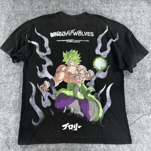 Darc Sport - DBZ Broly - Our Reason Shirt, Black, Large, Factory Misprint *READ*